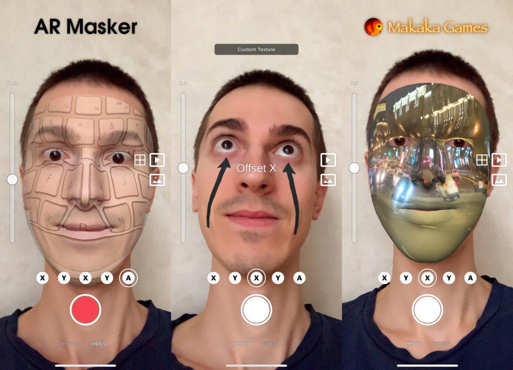 AR Masker (AR Face Filters) — AR Masks — AR Foundation (ARKit, ARCore) — iOS, Android — Mobile App
