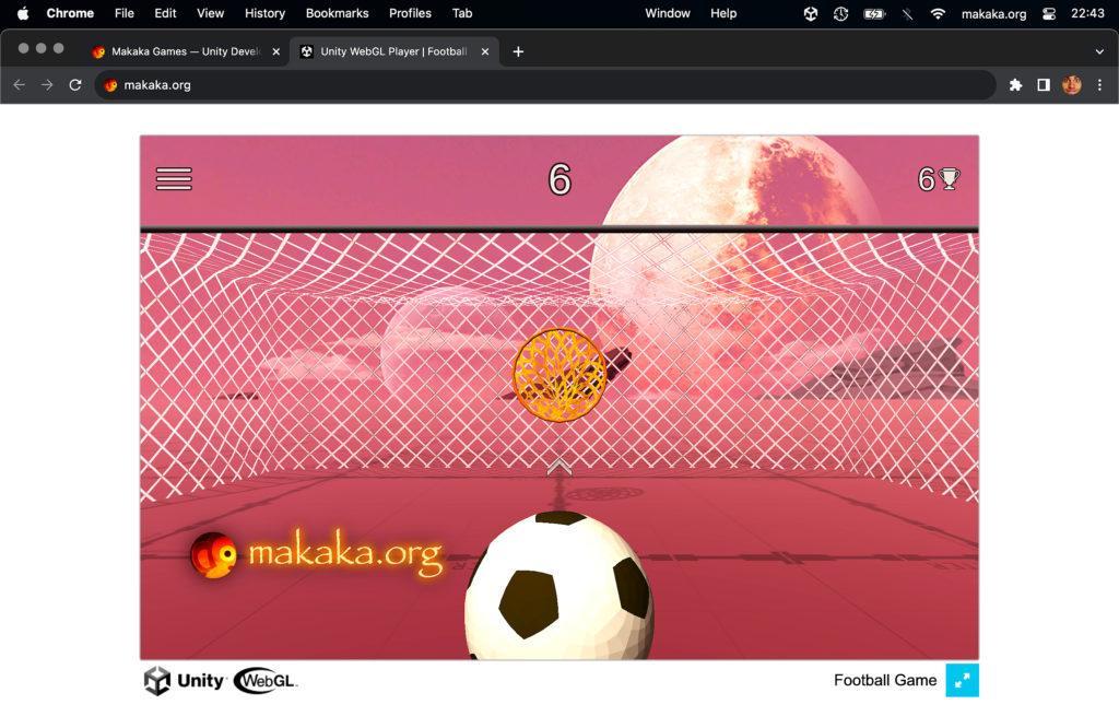 Football — Unity Asset — Soccer — WebGL on Desktop: Windows and macOS