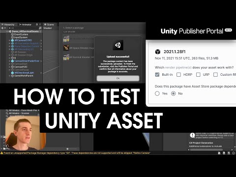 How to Test Unity Asset Before Publishing in Unity Asset Store: Example with "Templates" Category