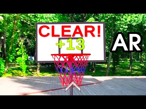AR Basketball 🏀 #8 — Unity Asset — Clear Shot — ARKit/ARCore: AR Foundation #Unity #AR #shorts