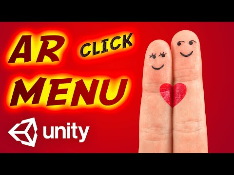 AR Menu 👆 Click Mode 🎯 Vuforia Augmented Reality — AR Unity Asset