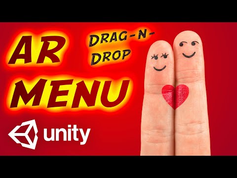 AR Business Card 👆 Drag-And-Drop 🎯 Vuforia Augmented Reality — Unity AR Asset