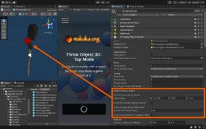 Throw Object 3D — Unity Asset — Throwing System — Unity Editor